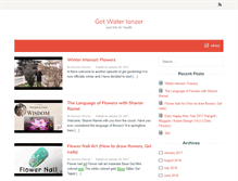 Tablet Screenshot of gotwaterionizers.com